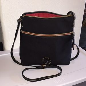 Dooney and Bourke Nylon Crossbody all Black